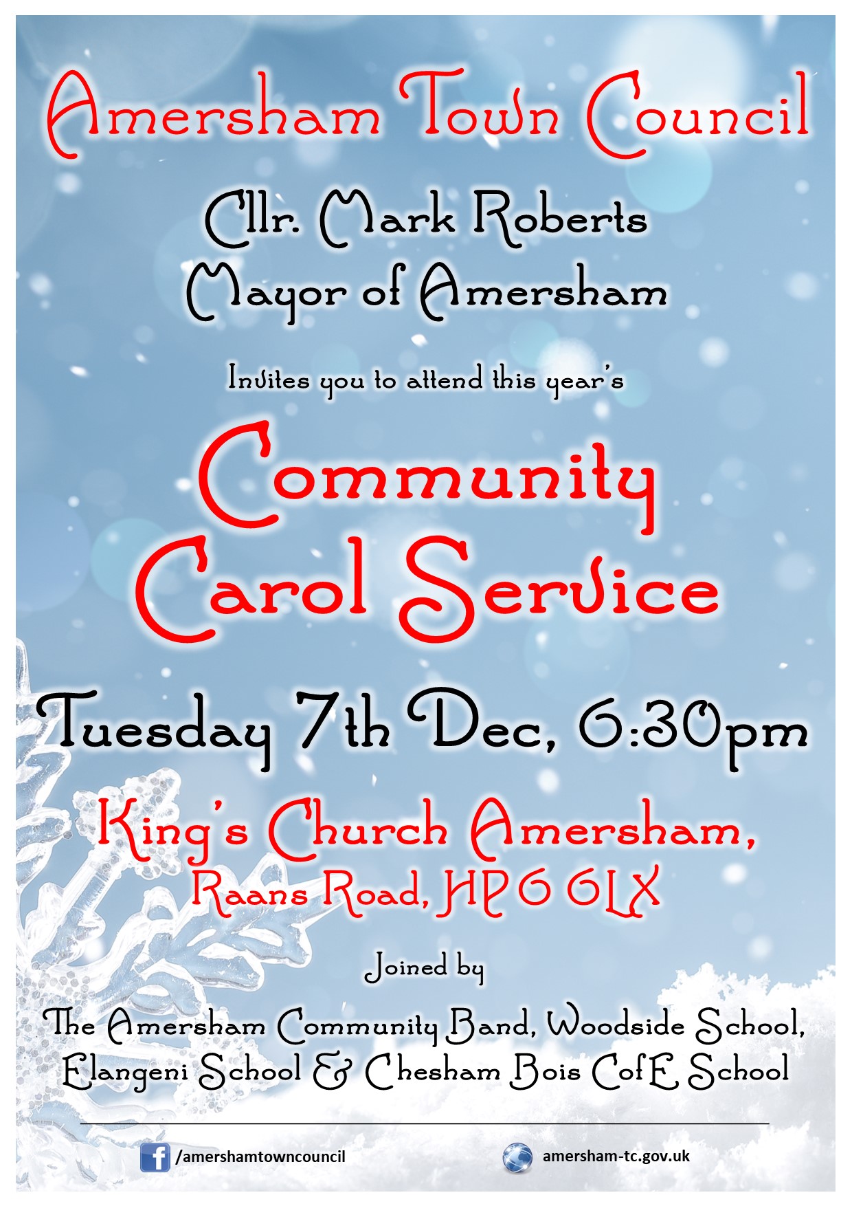 Community Carol Service 2021 - Amersham Town Council